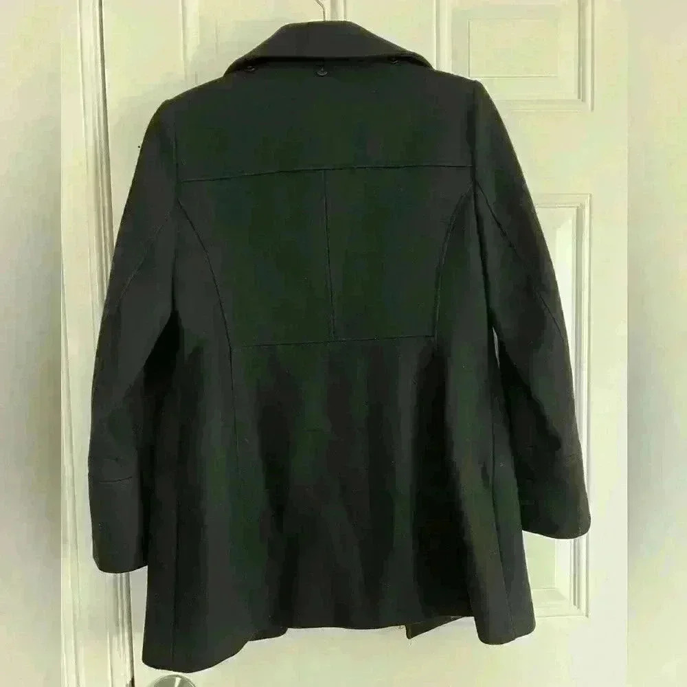 Michael Kors black jacket coat with gold zipper - Picture 4 of 5